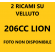 Logo 206CC LION con 2 ricami diretti su tappeti anteriori