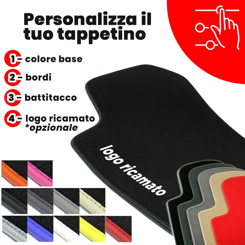 Tappeti Velluto personalizzati C3 I DAL 2002-2009